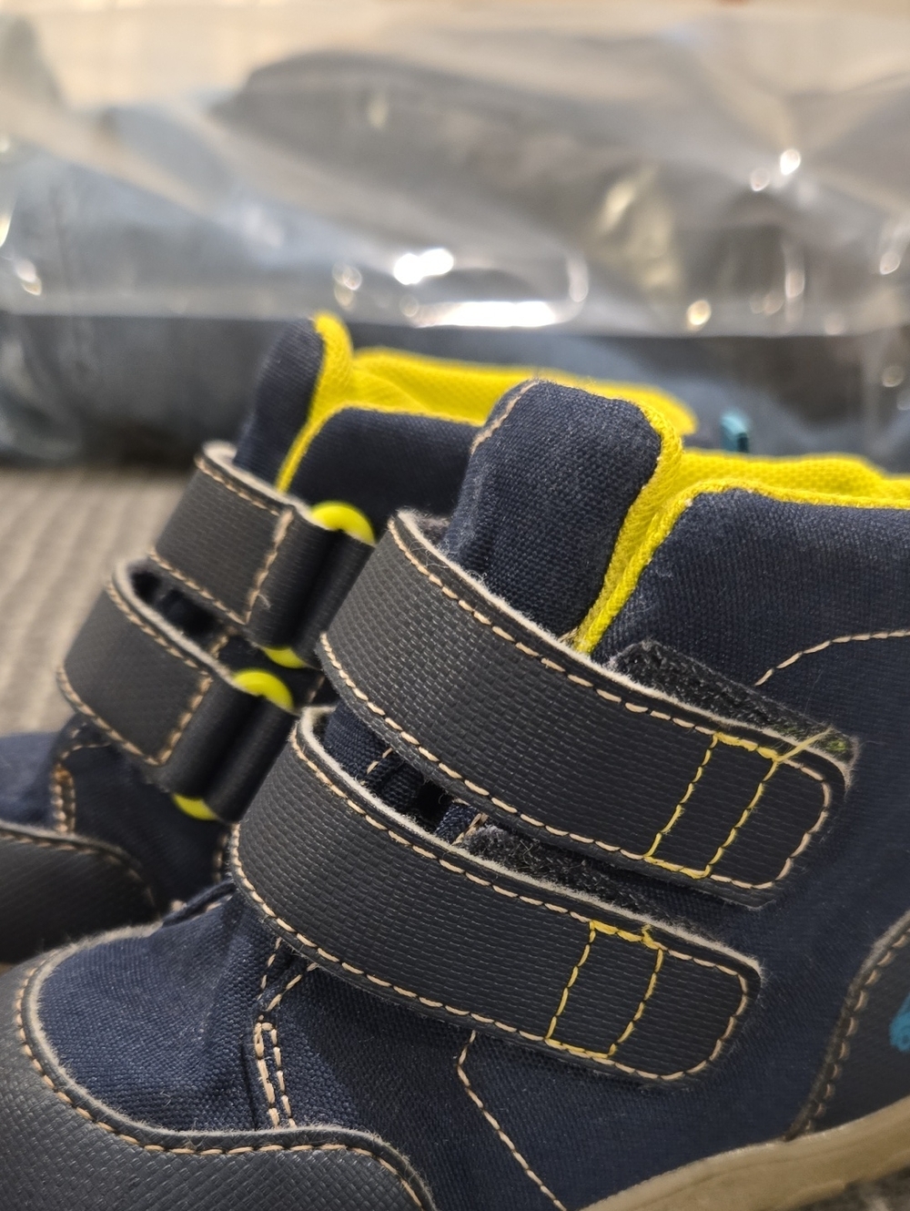 See Kai Run Velcro High-Top Booties